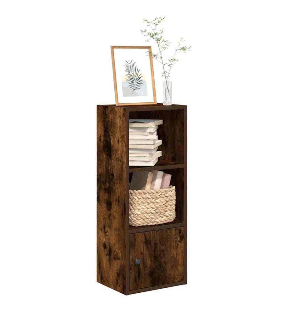 Bücherregal Räuchereiche 31x24x77 cm Holzwerkstoff