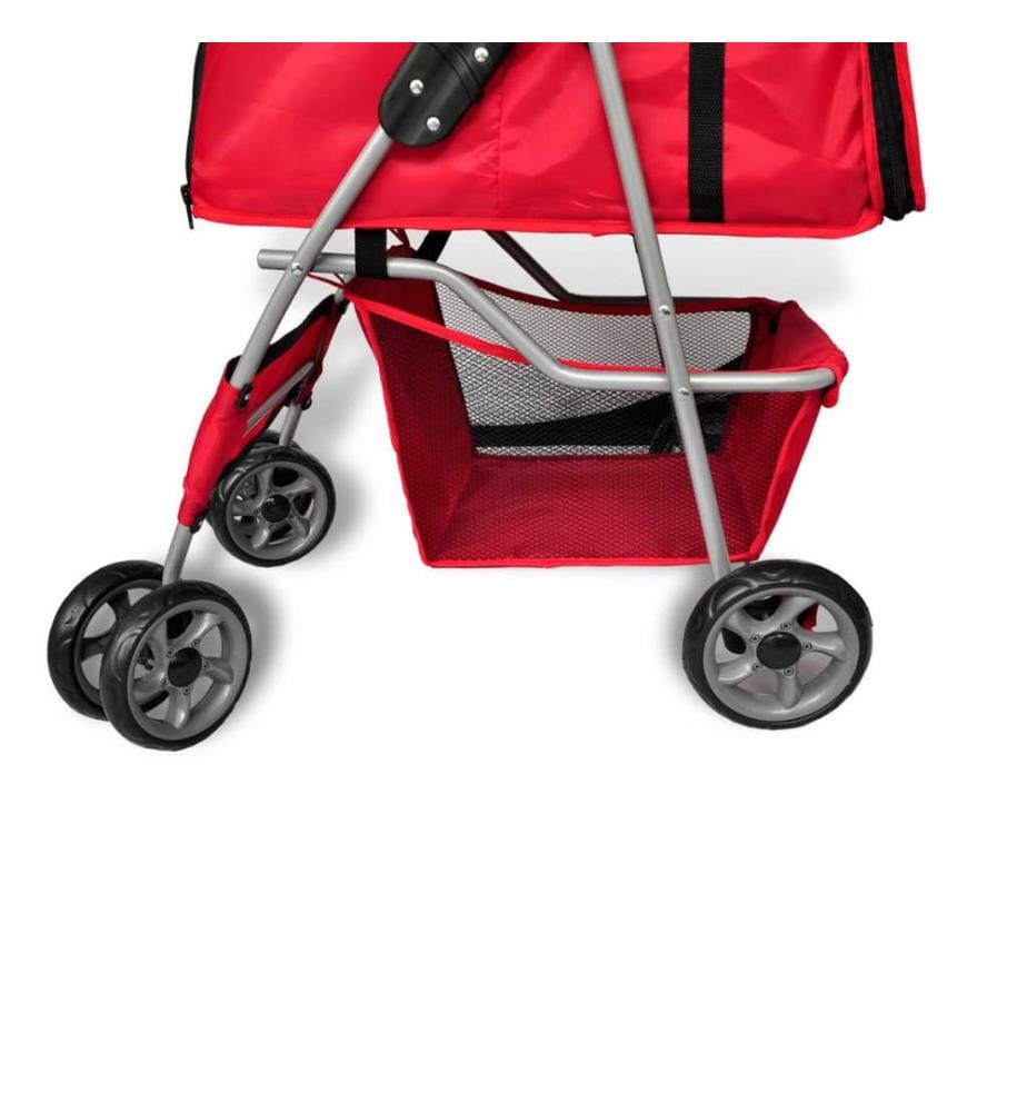 Poussette pour chiens Rouge