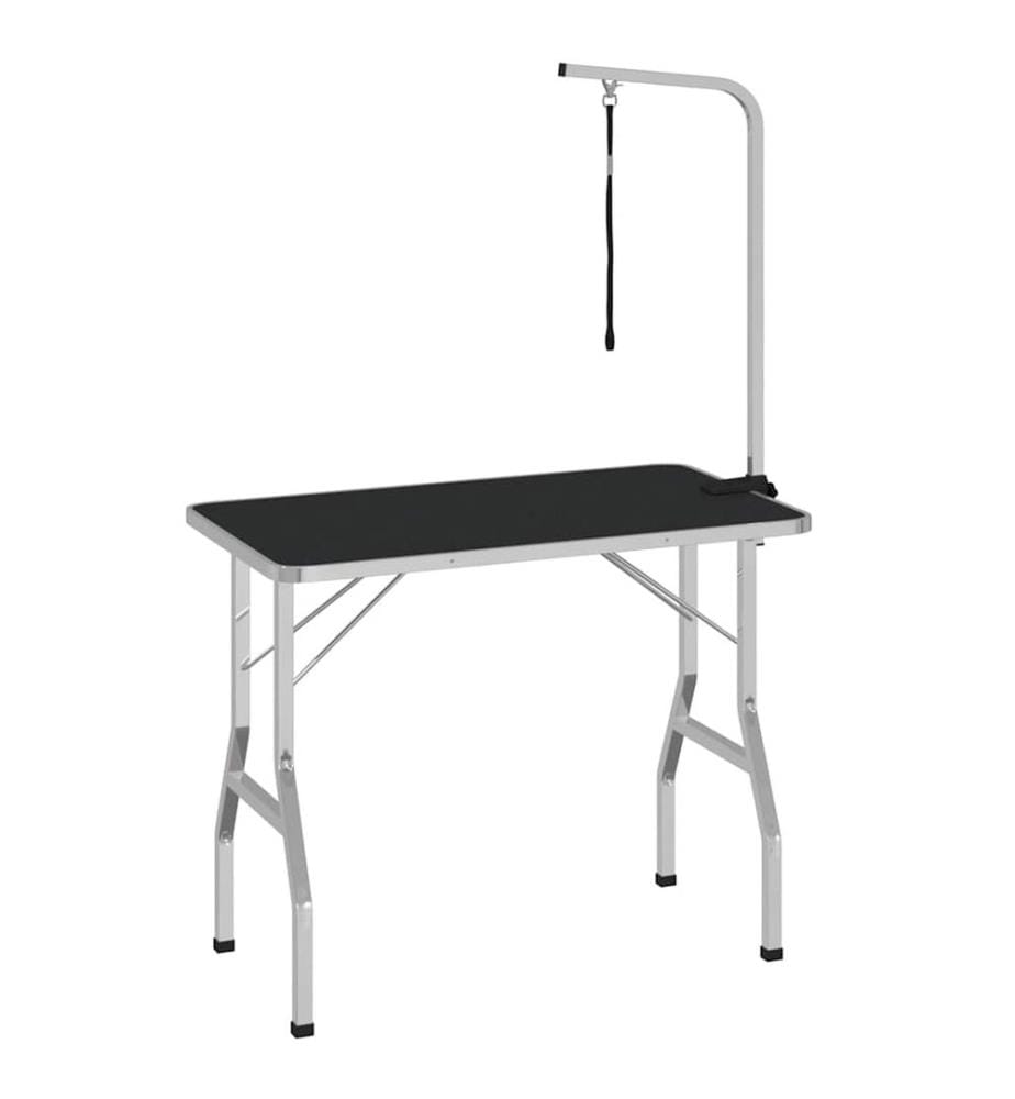 Table de toilettage réglable pour chiens avec 1 boucle