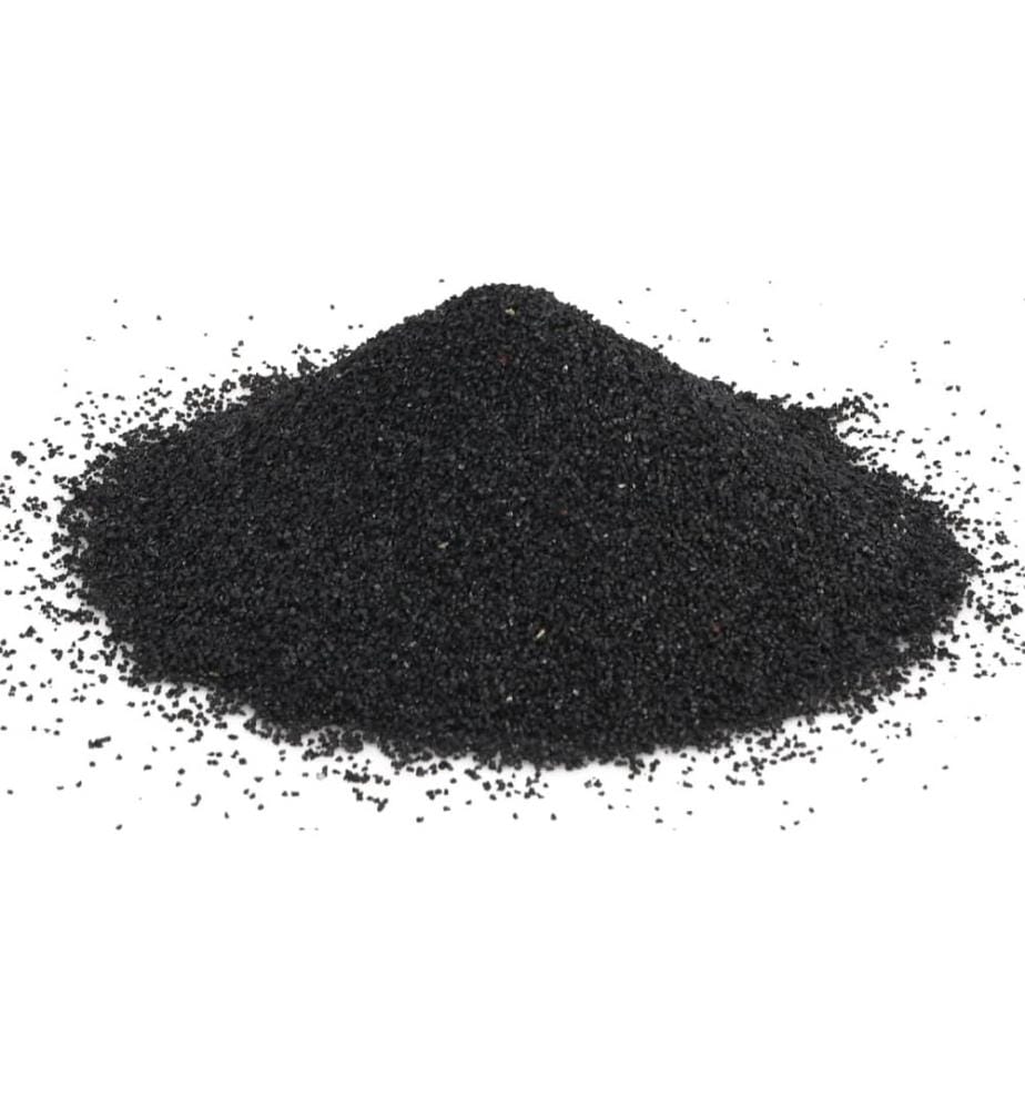 Sable pour aquarium 25 kg noir 0,2-2 mm