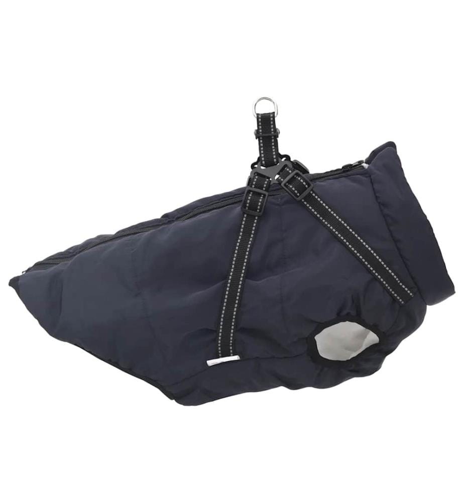 Manteau pour chiens avec harnais imperméable réfléchissant L68