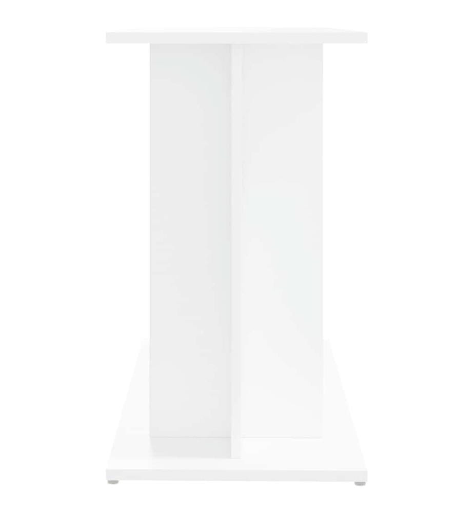 Support pour aquarium blanc 80x35x60 cm bois d'ingénierie