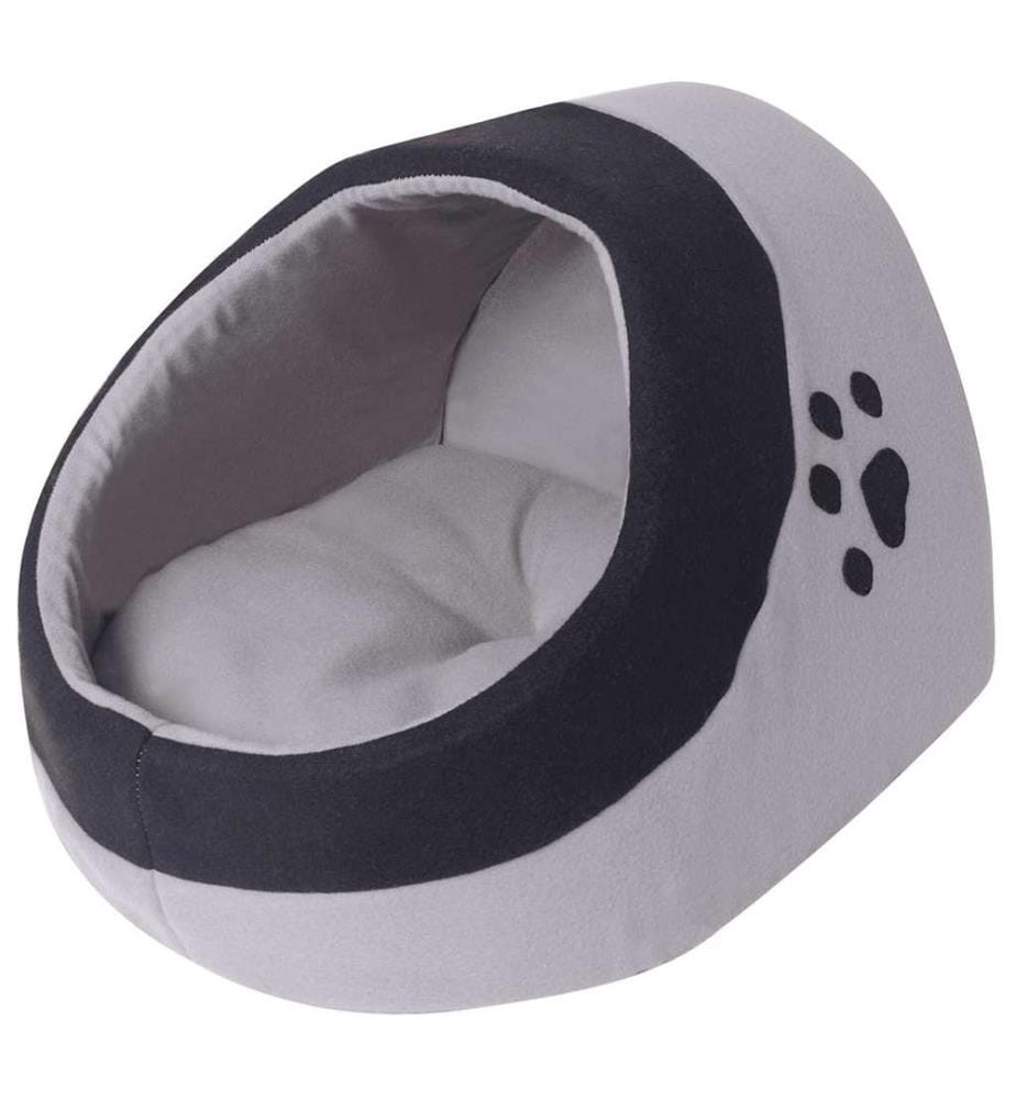 Lit pour chats Gris et noir L