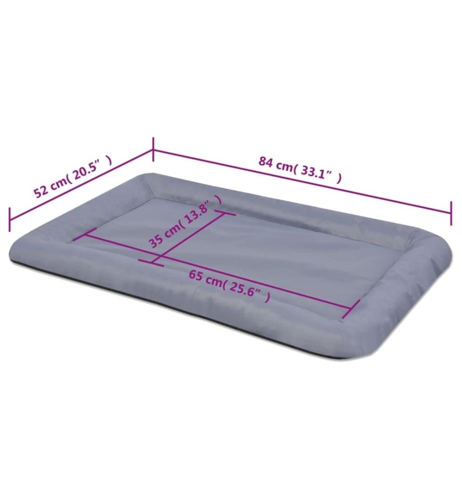 Matelas pour chiens Taille XL Gris