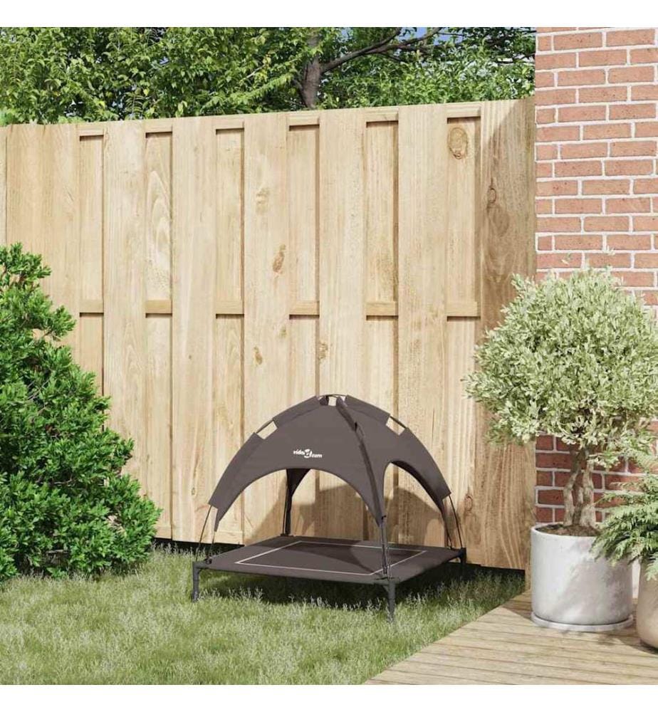 Lit pour Chien Marron 71 x 64 x 71 cm Acier