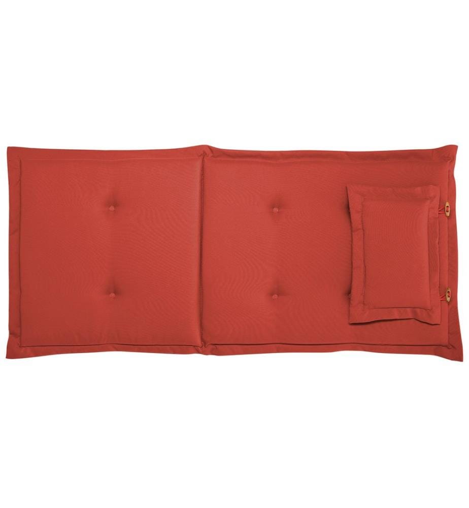 Sitzauflagen 8er Set MAUI 40 x 54 cm Dunkelrot