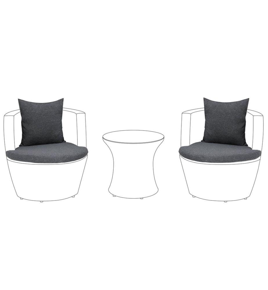 Set di copricuscini per esterni CAPRI Grigio