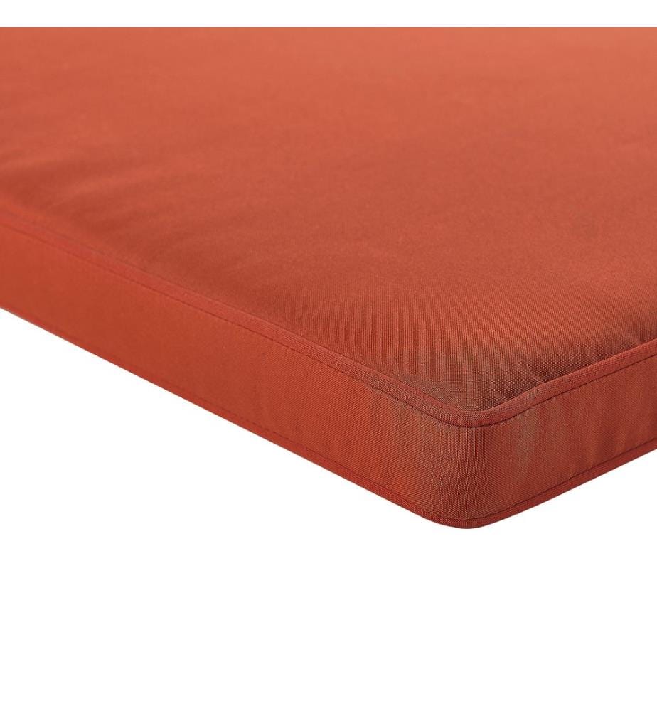 Bench Seat Pad Cushion SOVANA 45 x 110 cm Dark Red