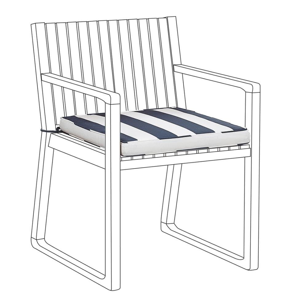 Cuscino per sedia SASSARI 46 x 46 cm Blu marino