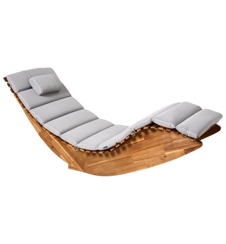 Liegenauflage BRESCIA PREMIUM 180 x 60 cm Hellgrau