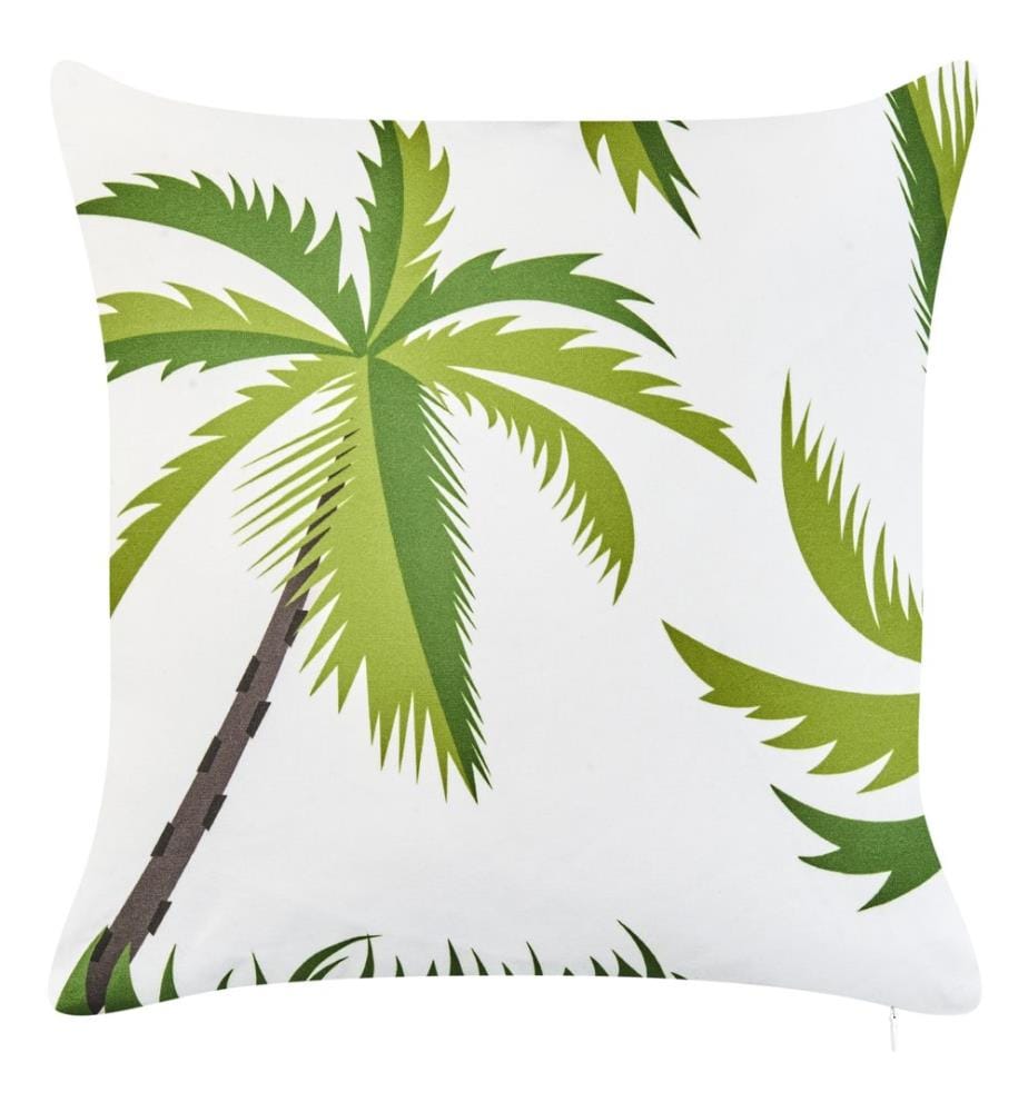 Set di 2 cuscini da esterno SEASIDE Trama di piante 45 x 45 cm Verde