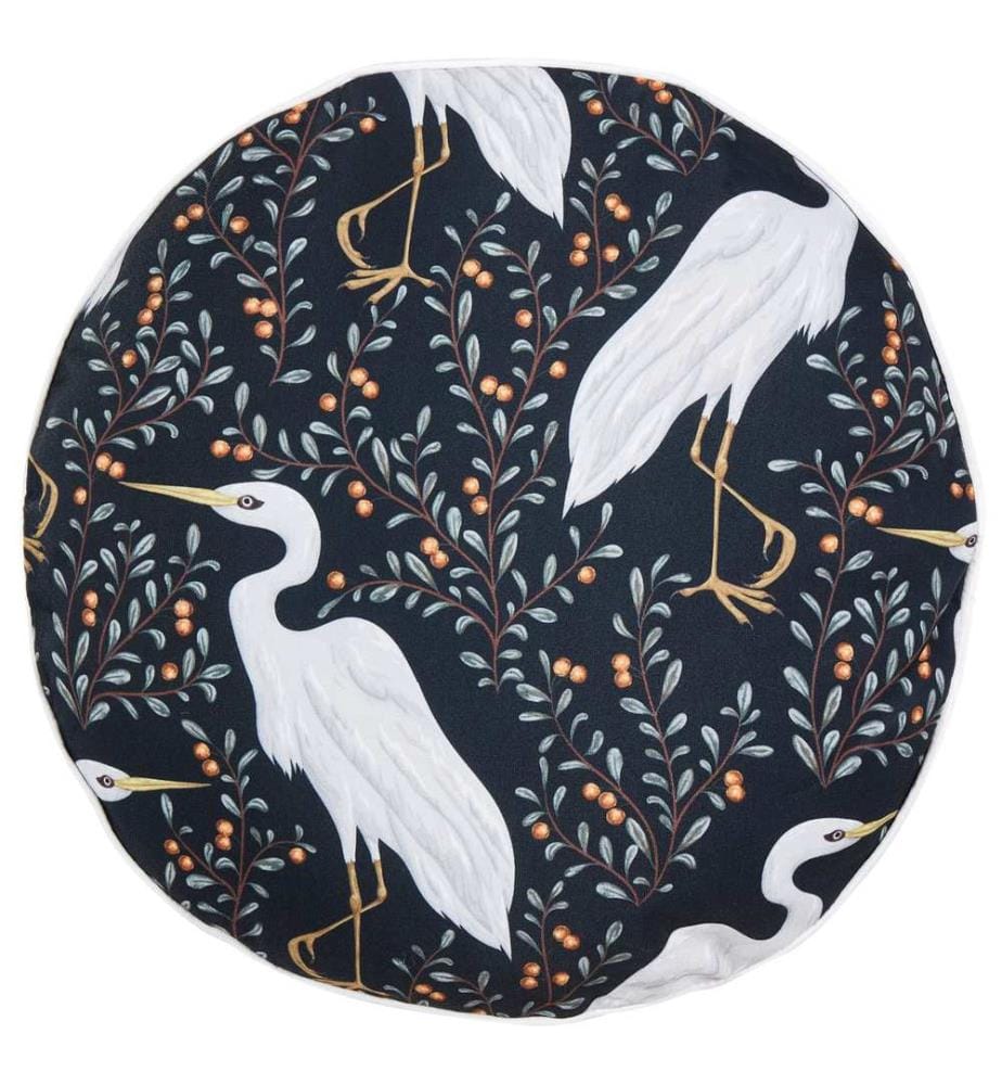 Set di 2 cuscini da esterno PIANAZZO Trama animale 40 x 40 cm Nero