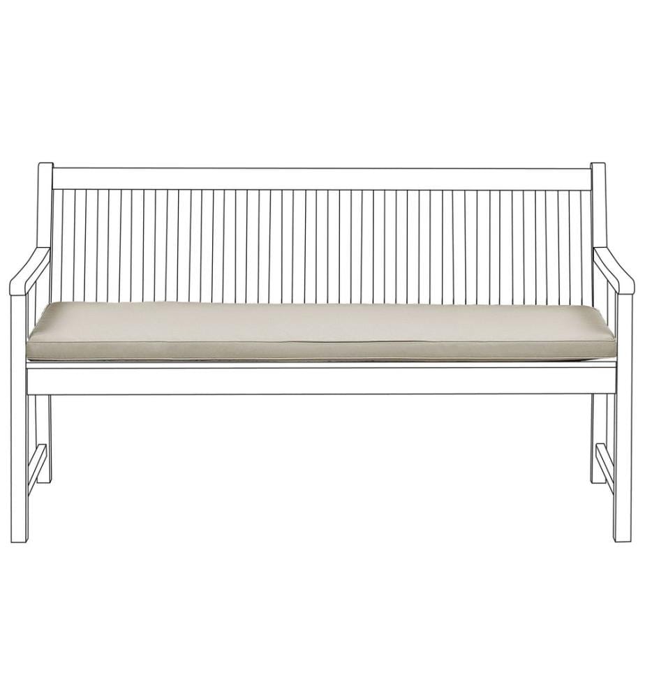 Coussin de banquette VIVARA 152 x 54 cm Beige