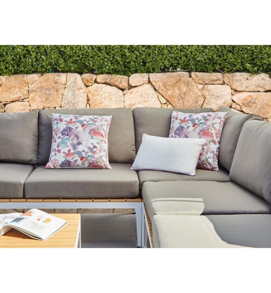 Set of 3 Outdoor Cushions VIVID Floral Pattern Multicolour