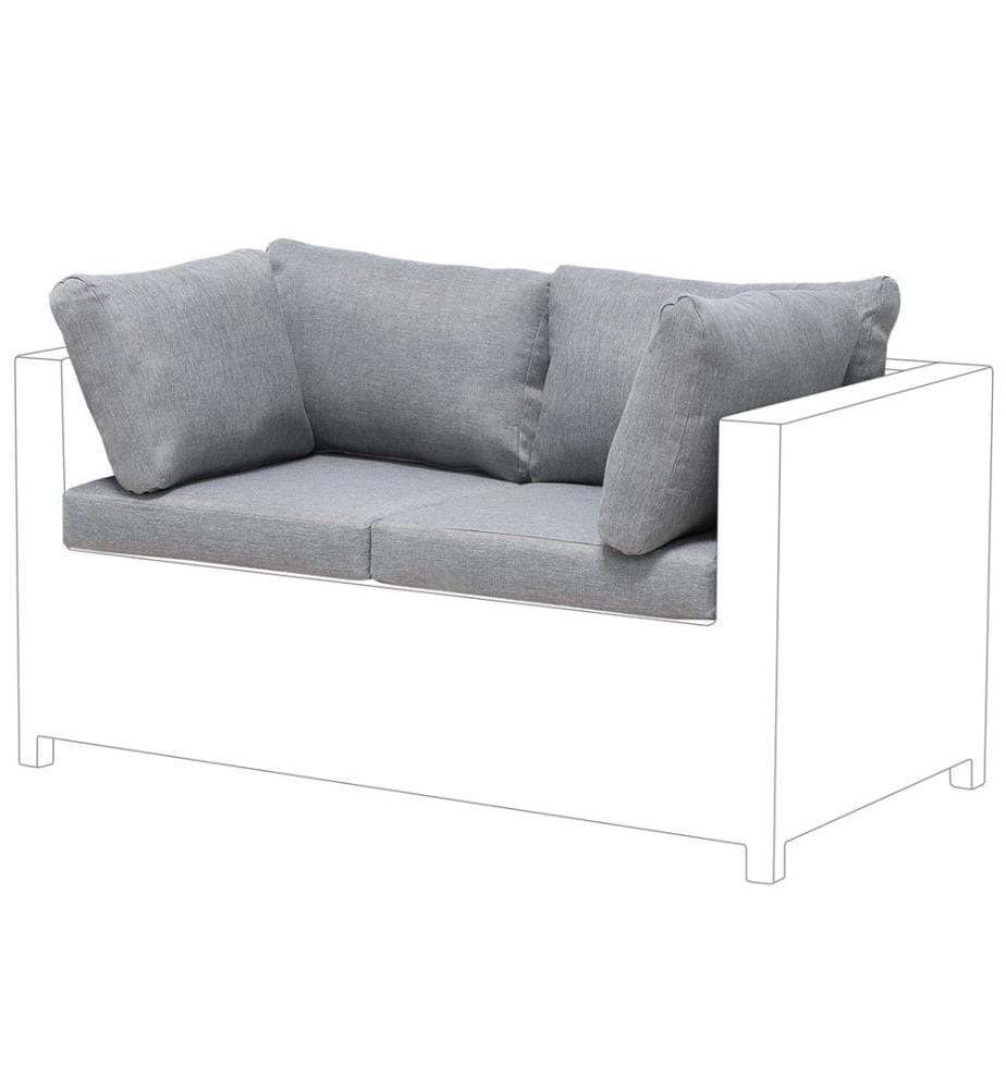 Ensemble de housses de coussins d'extérieur MILANO Gris