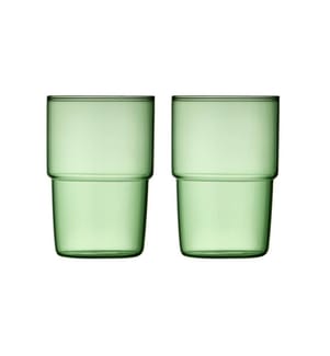 Lyngby - Verre Torino Vert, 2 pièces, 40 cl