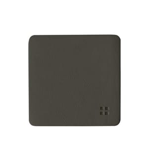 Lunasol - Dessous de verre Elements Ambiente 10 x 10 cm, Anthracite