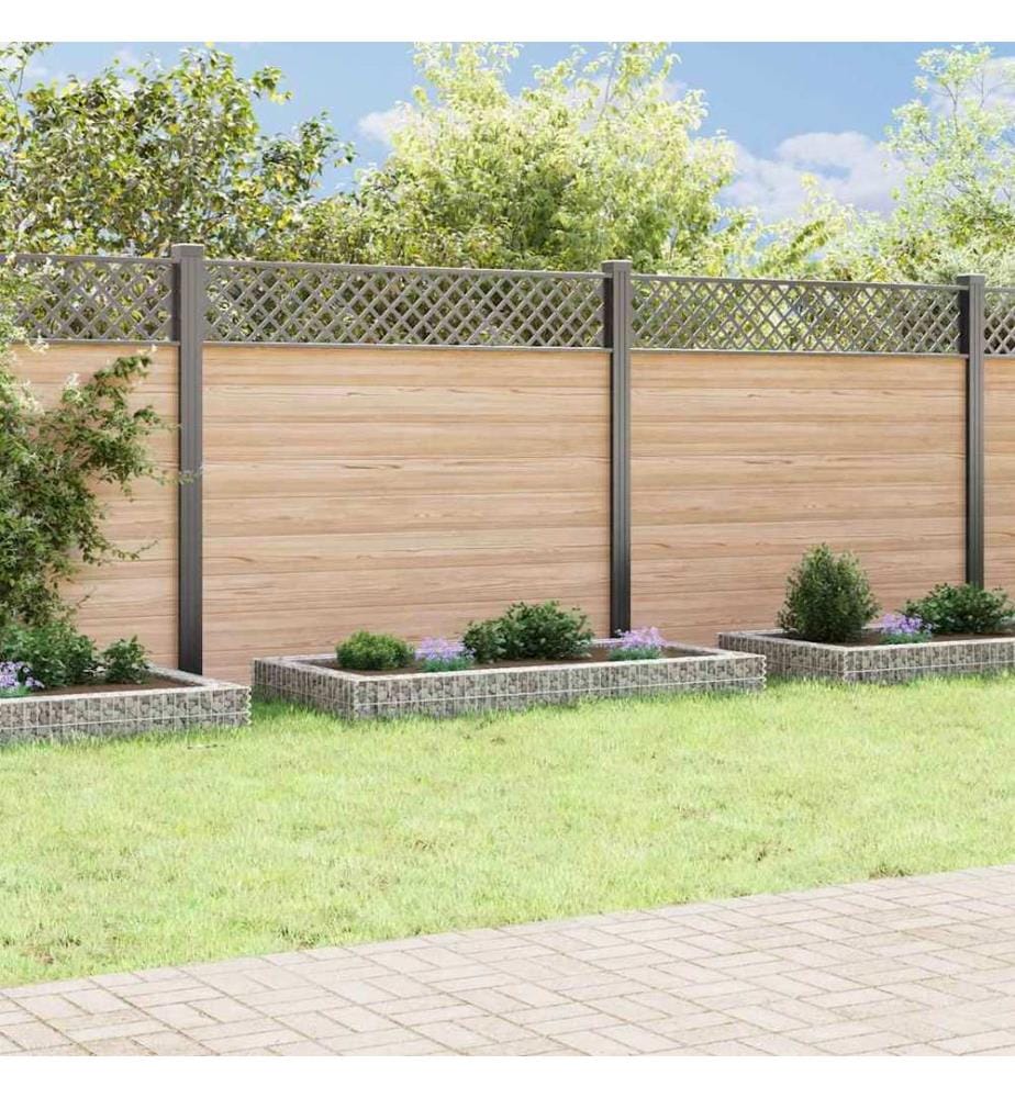 Lit surélevé à gabion Acier galvanisé 200x100x20 cm