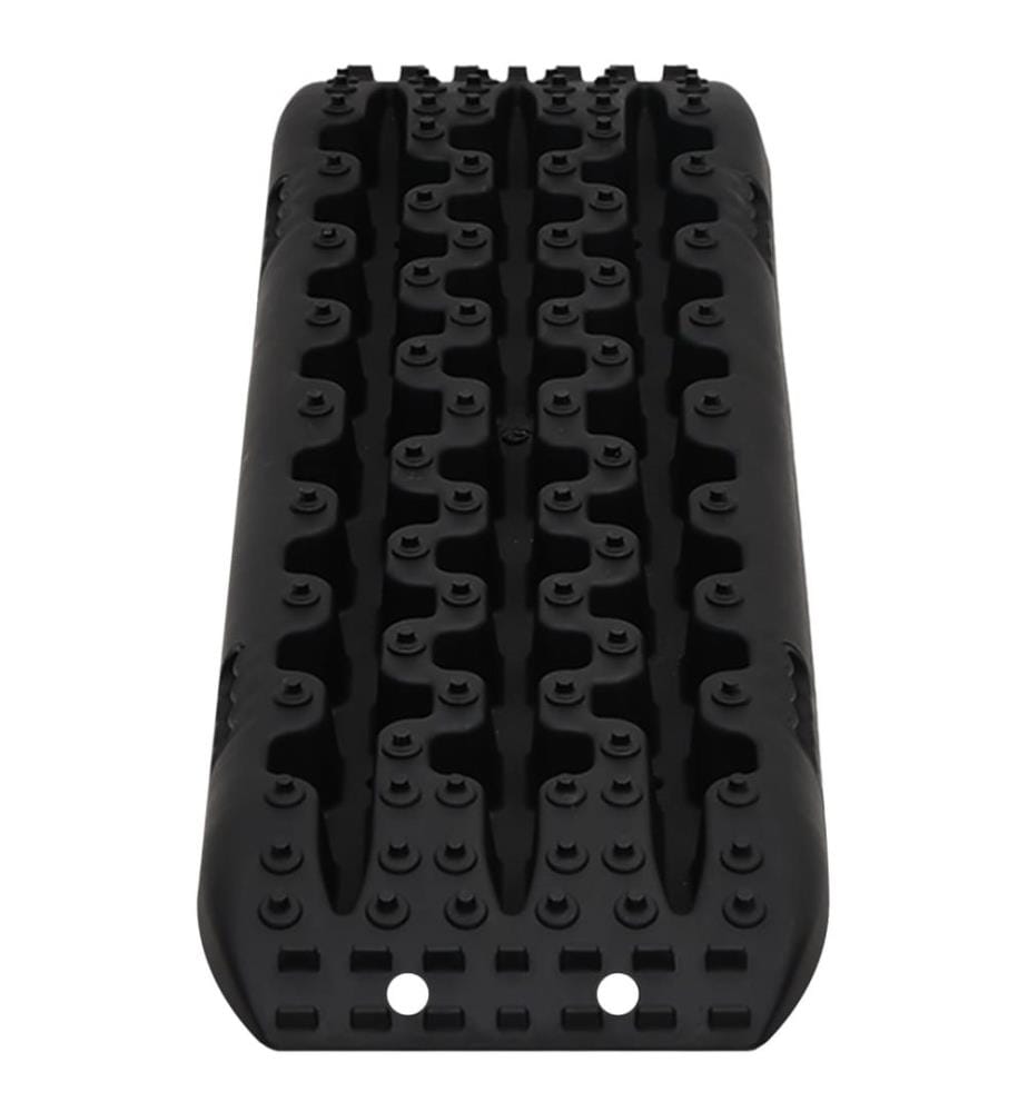 Planches de traction 2 pc Noir 106x30,5x7 cm Nylon