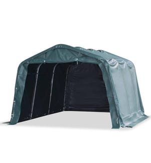 Weidezelt PVC 550 g/m² 3,3×4,8 m Dunkelgrün