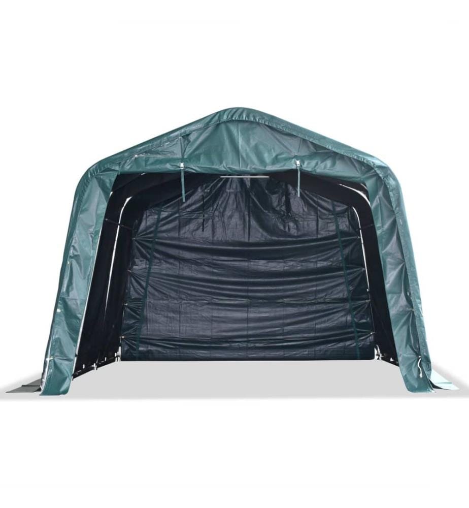Weidezelt PVC 550 g/m² 3,3×4,8 m Dunkelgrün