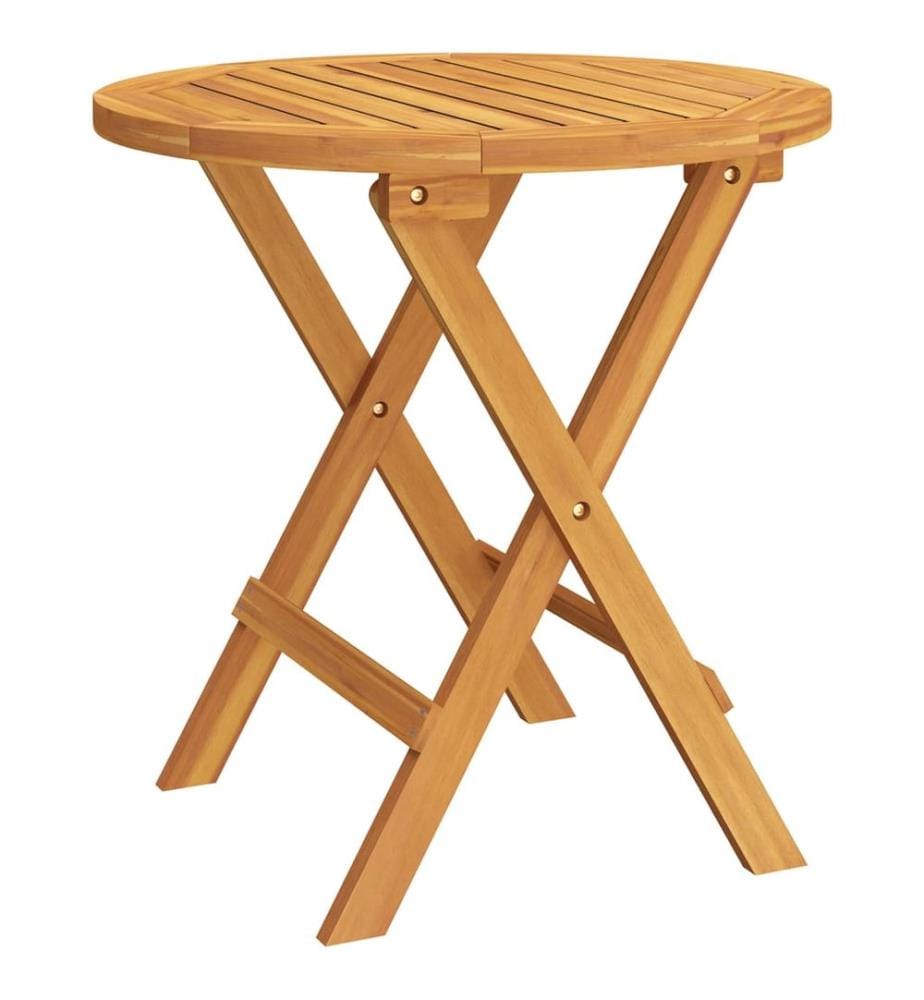 Bistrotisch Ø46x47 cm Massivholz Akazie
