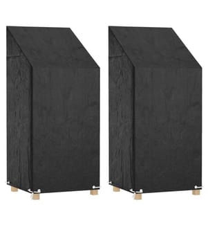 Abdeckungen für Gartenstühle 2 Stk. 8 Ösen 65x65x110/150 cm