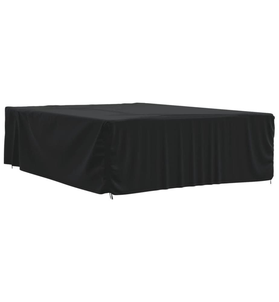 Gartenmöbel-Abdeckung Schwarz 350x260x90 cm 420D Oxford