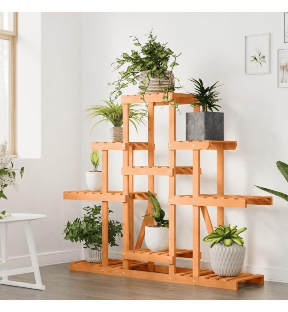 Support à fleurs 110x25x96 cm bois massif de sapin
