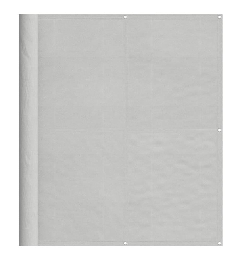 Balkon-Sichtschutz Hellgrau 120x300 cm 100 % Polyester-Oxford
