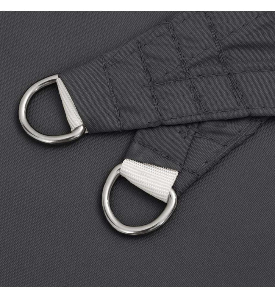 Sonnensegel Anthrazit 2x2x2 m 100% Polyester Oxford