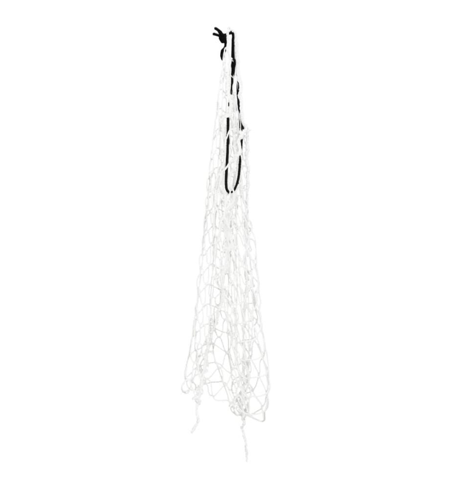 Heunetze 2 Stk. Rund Weiss 75x50 cm PP