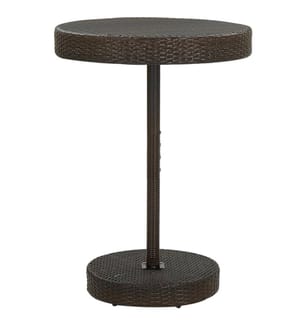 Gartentisch Braun 75,5x106 cm Poly Rattan
