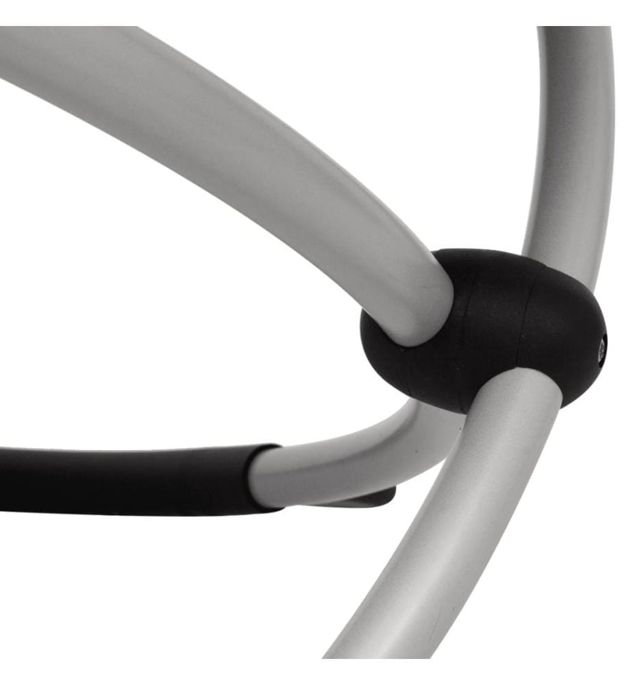 Sonnenliege Geometrisch Stahl Creme