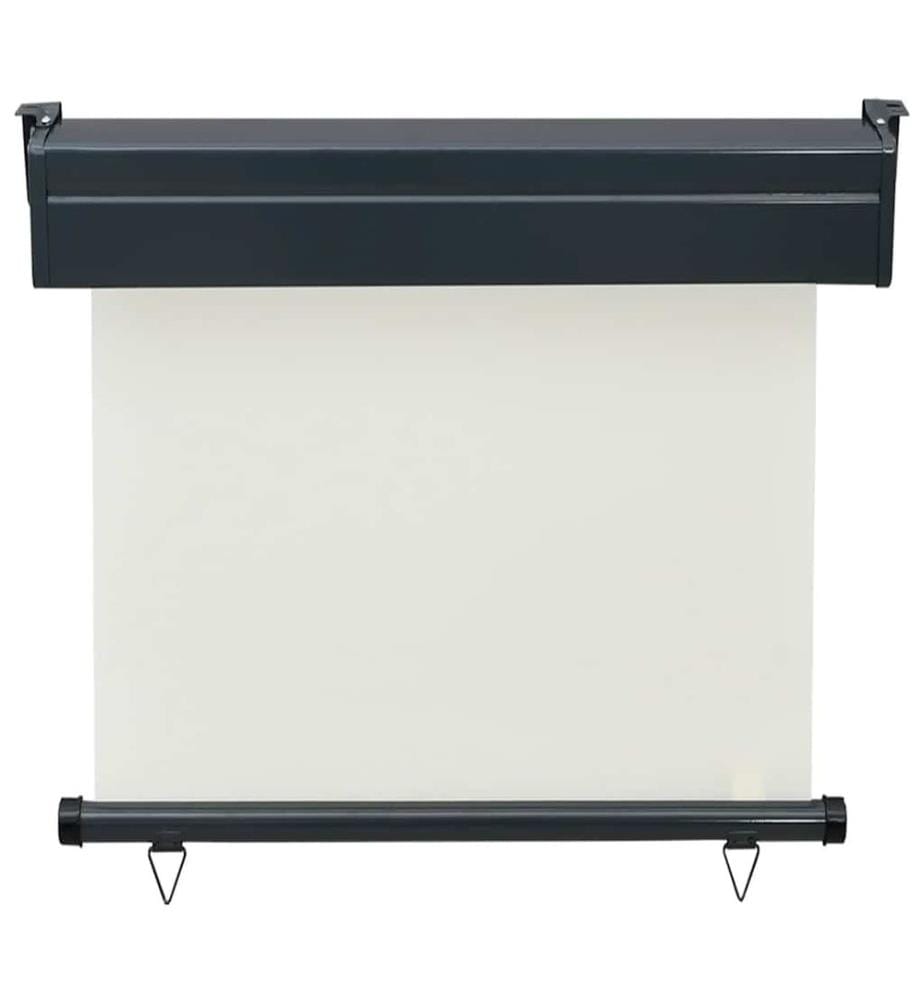 Balkon-Seitenmarkise 85x250 cm Creme