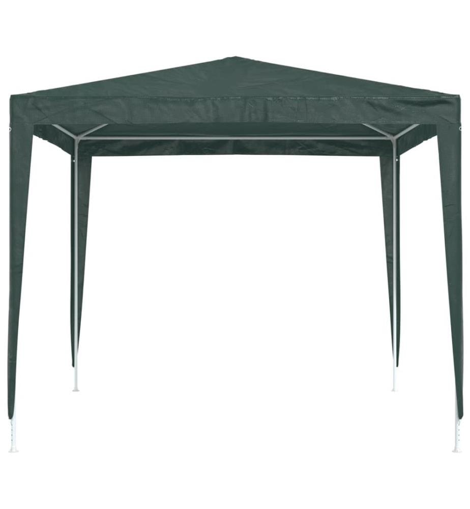 Tente de réception professionnelle 2,5x2,5 m Vert 90 g/m²
