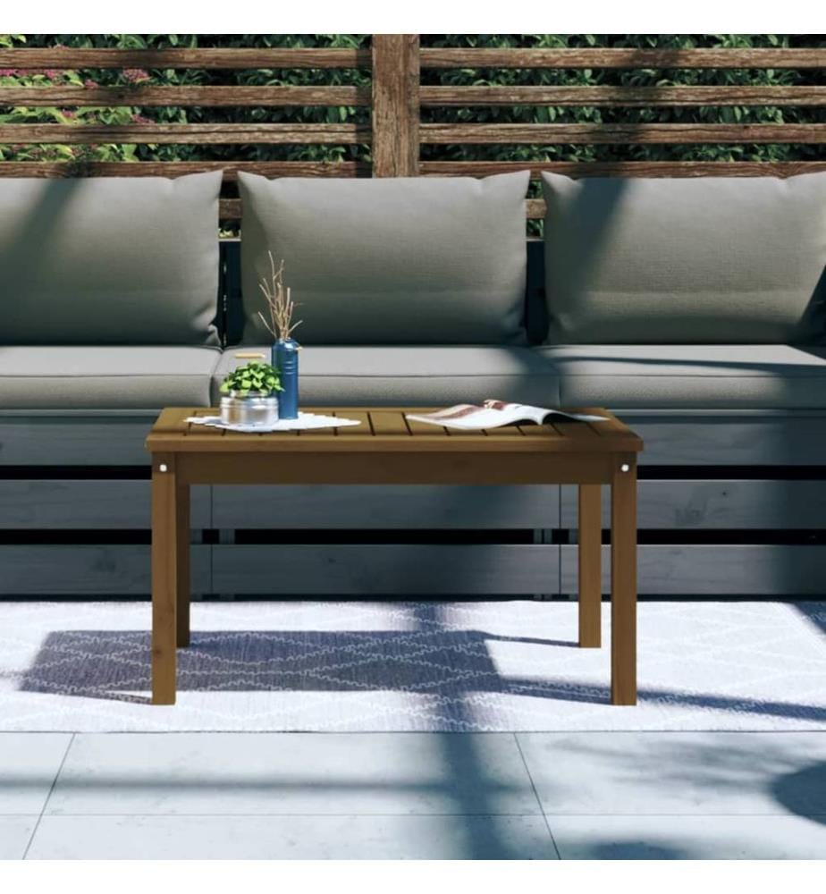 Gartentisch Honigbraun 82,5x50,5x45 cm Massivholz Kiefer