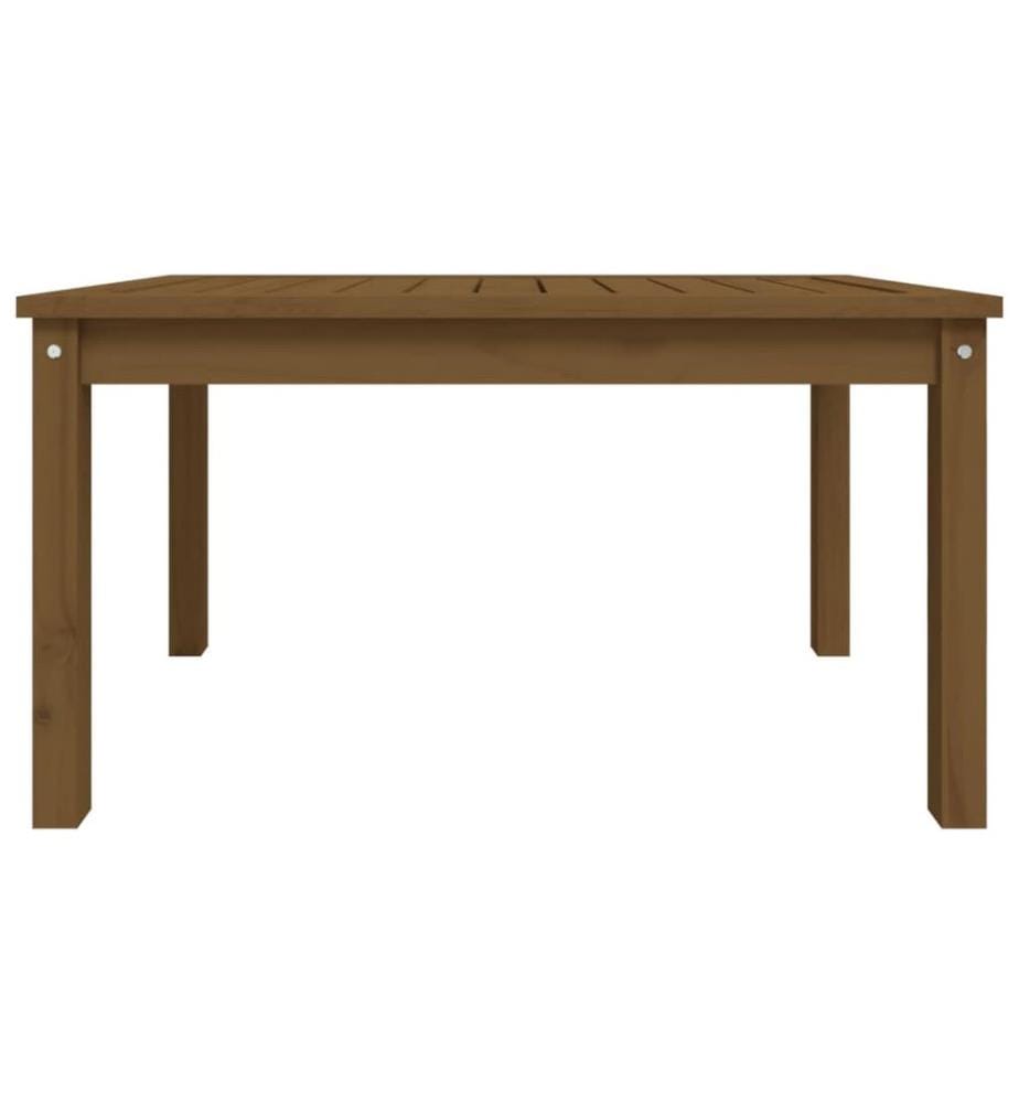 Gartentisch Honigbraun 82,5x50,5x45 cm Massivholz Kiefer