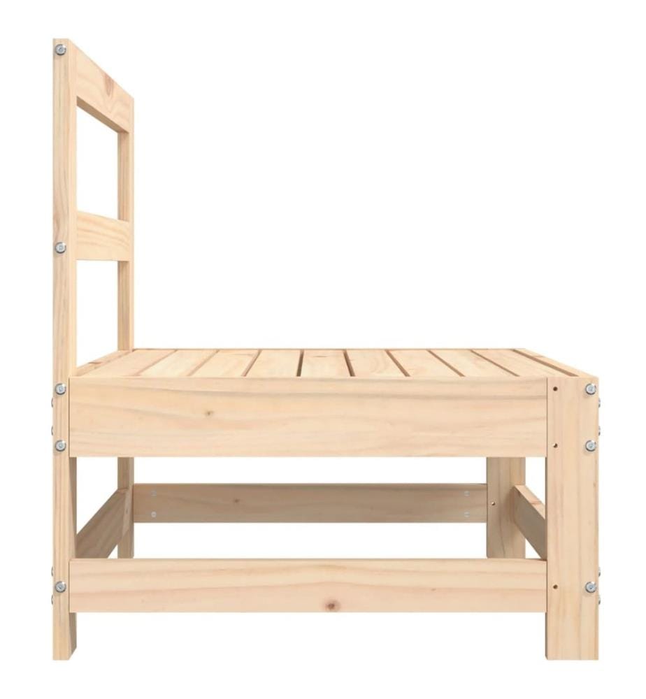 Garten-Mittelsofa Massivholz Kiefer