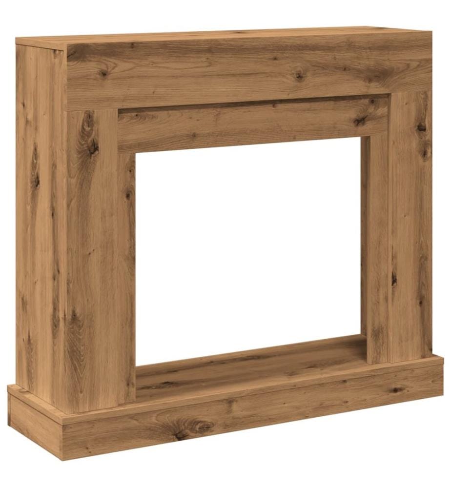 Kaminumrandung Artisan-Eiche 100x30x87,5 cm Holzwerkstoff