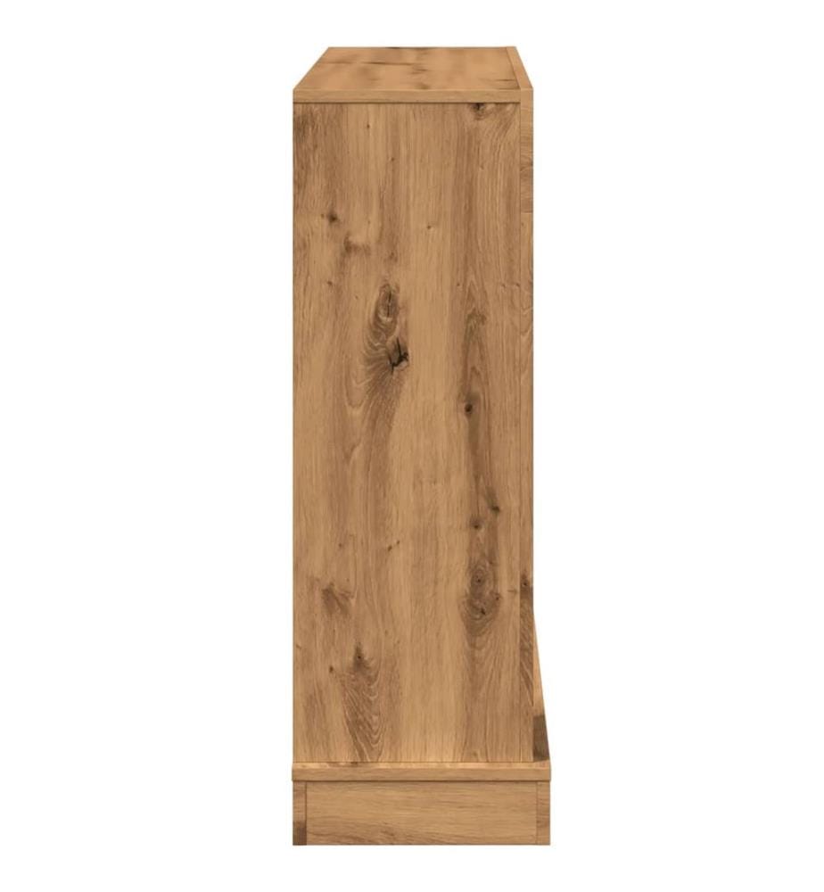 Kaminumrandung Artisan-Eiche 100x30x87,5 cm Holzwerkstoff