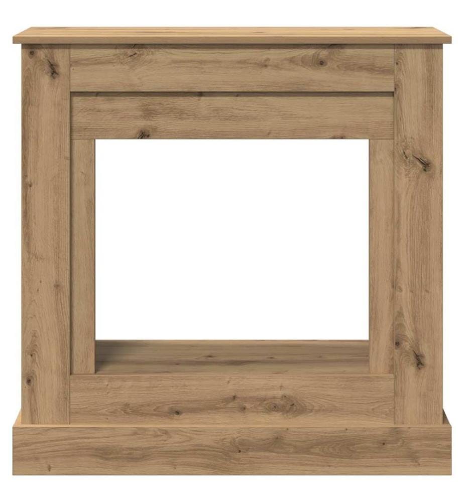 Kaminumrandung Artisan-Eiche 90x30x90 cm Holzwerkstoff