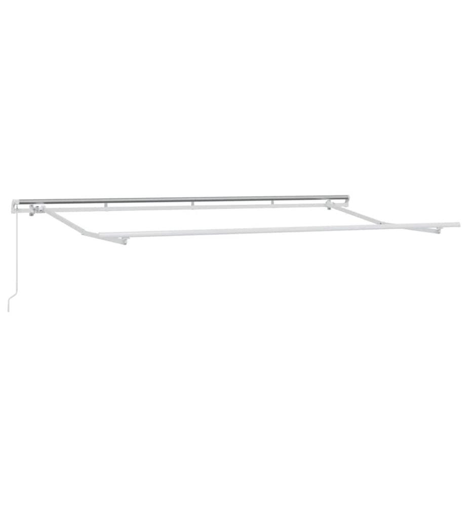 Markisenrahmen Weiss 4 x 2 m Metall