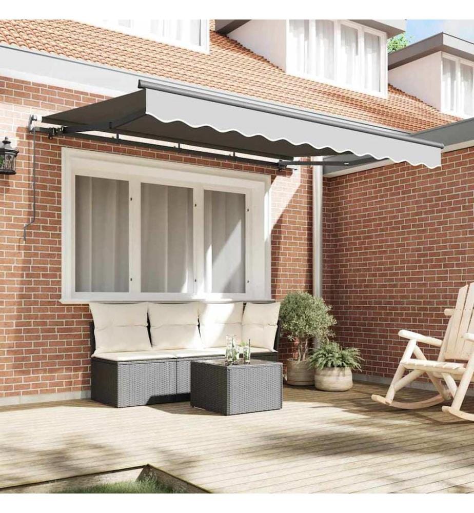 Markisenrahmen Anthrazit 3 x 2 m Metall