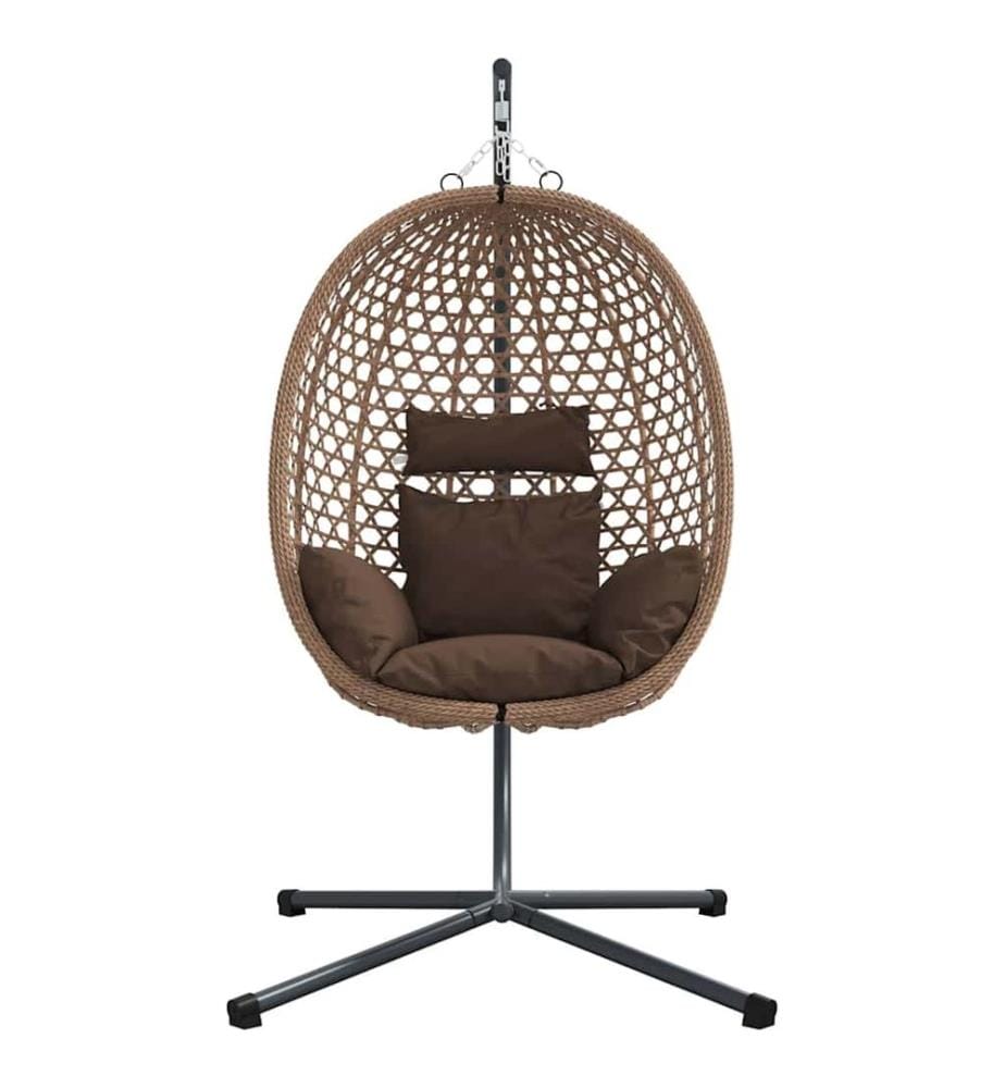 Chaise suspendue Café 104 x 100 x 191 cm polyrotin