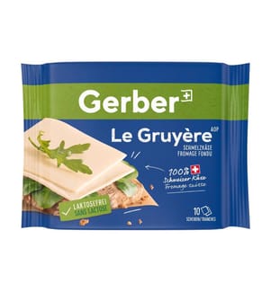 GERBER - Tranches de gruyère fondu 200 g