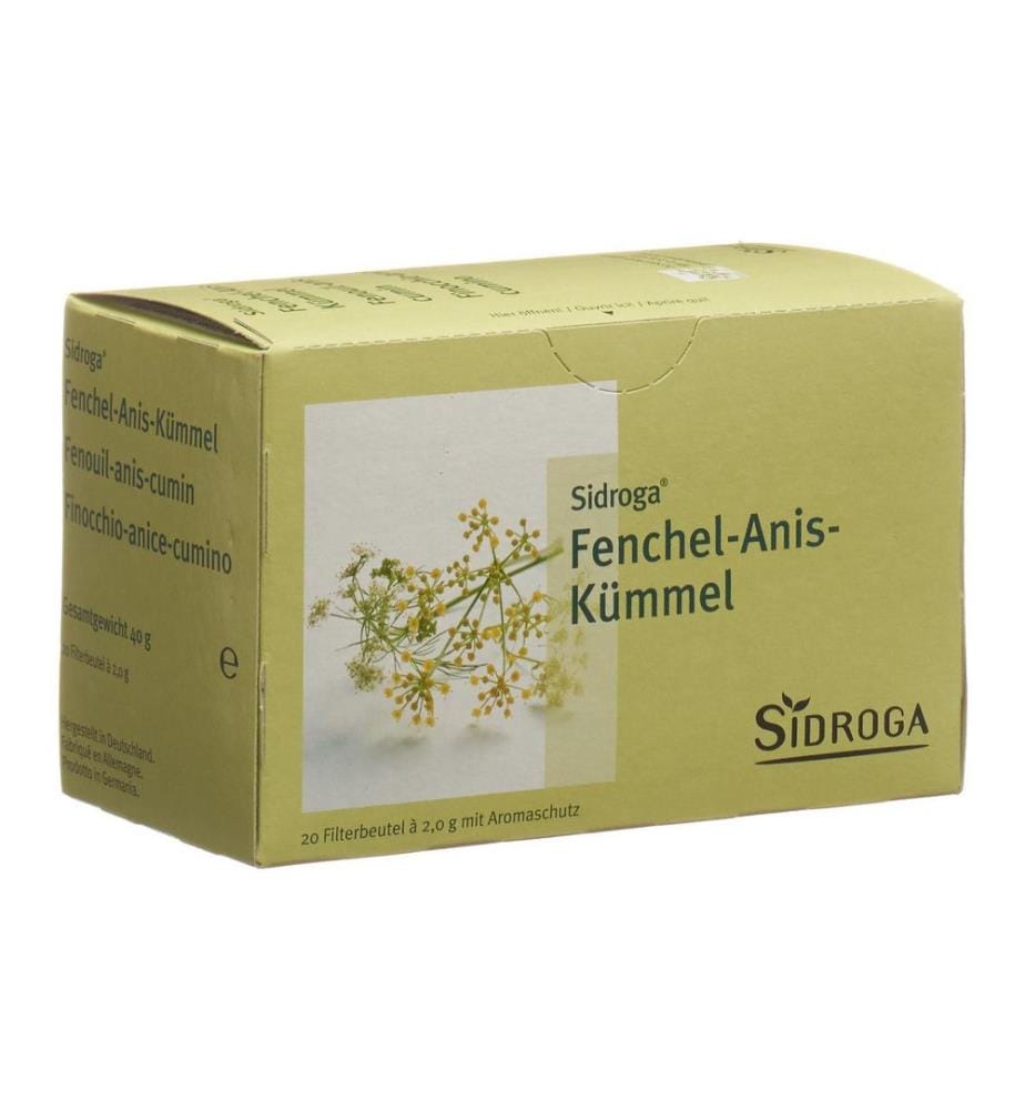 SIDROGA - Fenchel-Anis-Kümmel Tee 20 Beutel