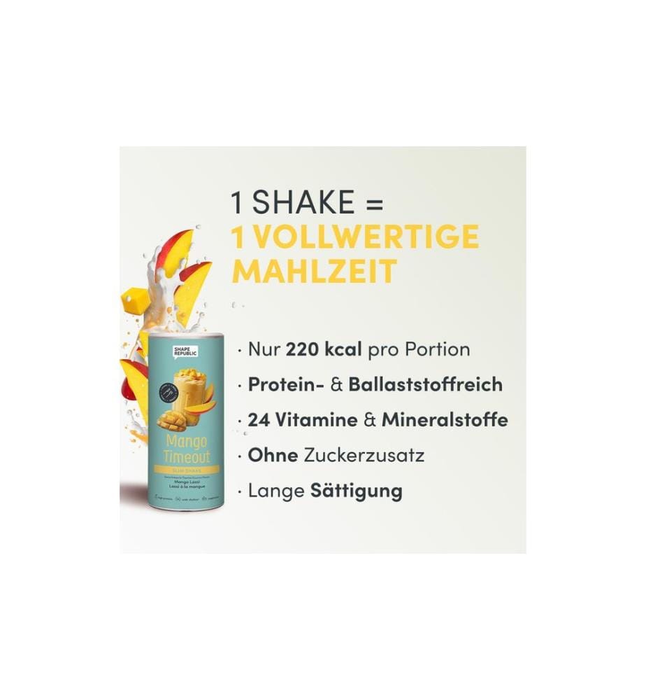 Shape Republic - Slim Shake Mango Lassi 420 g