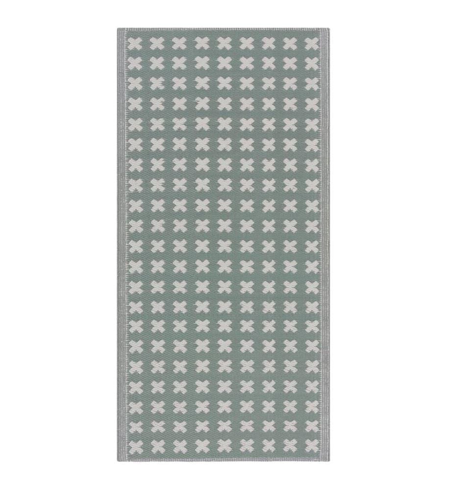 Outdoorteppich ROHTAK Hellgrün 90 x 180 cm