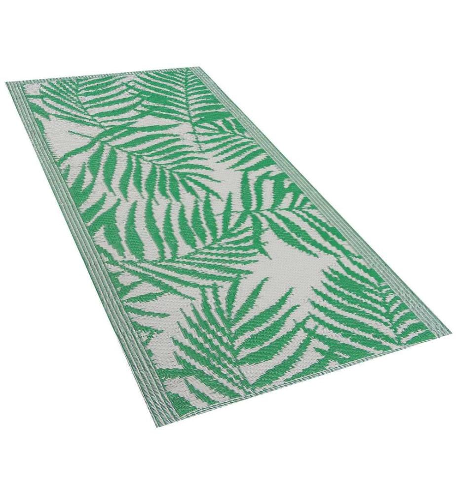 Tapis d'extérieur KOTA Vert 60 x 105 cm Réversible